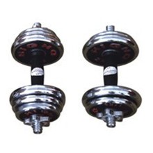 20kg多彩電鍍啞鈴HJ-042