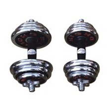 30kg多彩電鍍啞鈴HJ-044